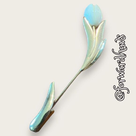 Vintage 1980 Avon Graceful Tulip Stick Pin - Picture 5 of 11